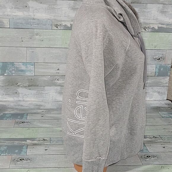 Calvin Klein Performance Gray Hoodie sz Small - Picture 4 of 5